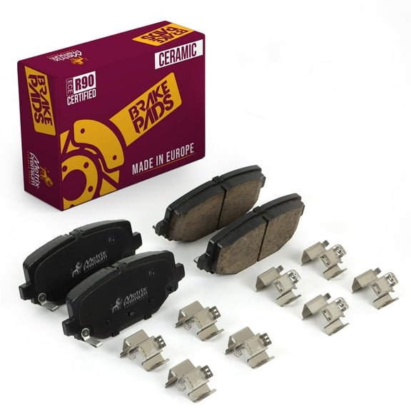 Metrix Premium Chassis Parts Rear Ceramic Disc Brake Pad Set D1596 Fits Chrysler Town & Country, Dodge Grand Caravan, Journey, Ram C/V, Volkswagen Routan