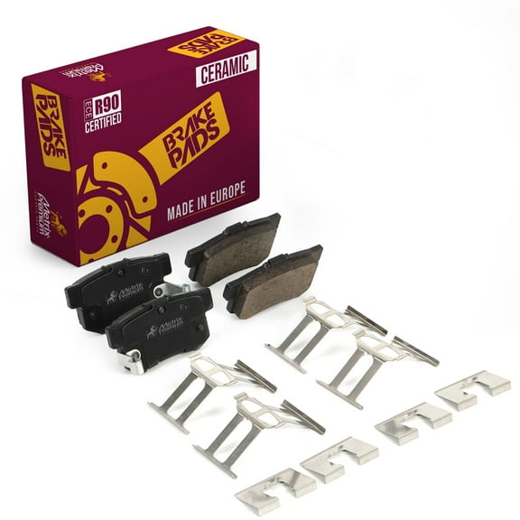 Metrix Premium Chassis Parts Rear Ceramic Disc Brake Pad Set D536 Fits Acura CL, RDX, RL, TL, Honda Accord, CR-V, Element, Odyssey, Isuzu Oasis
