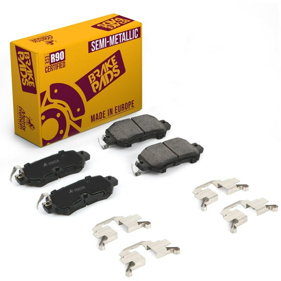 Metrix Premium Chassis Parts - Rear Semi-Metallic Disc Brake Pad Set D1624 Fits 2013-2015 Mazda CX-5, 2016-2018 Mazda CX-3, Made in Europe