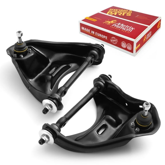 Metrix Premium Chassis Parts - Front Left & Right Upper Control Arm w Ball Joint & Bushing Assembly Kit Fits 82-87 Buick Regal, 95-05 Chevrolet Blazer RWD, 83-91 GMC S15 Jimmy, RK620261, RK620260