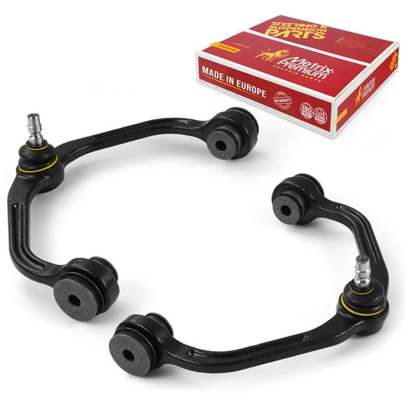 Metrix Premium Chassis Parts - Front Left & Right Upper Control Arm w Ball Joint & Bushing Assembly Kit Fits 98-11 Ford Ranger, 06-07 Mazda B3000, 03-05 B3000 RWD, 520-237, 520-238, Made in Europe
