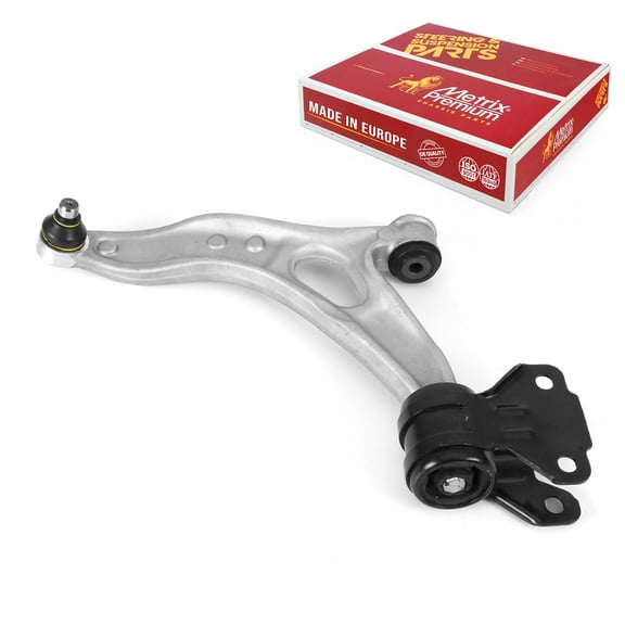 Metrix Premium Chassis Parts - Front Left Lower Control Arm w Ball Joint & Bushing Assembly Fits 2013-2017 Ford C-Max, 2012-2018 Focus, 2019-2022 Transit Connect, Replacement RK622788, Made in Europe