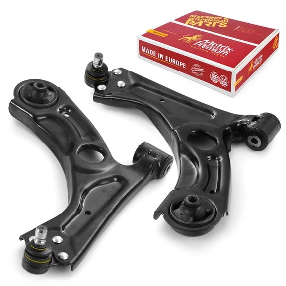 Metrix Premium Chassis Parts - Front Left & Right Lower Control Arm w Ball Joint & Bushing Assembly Kit Fits 2012-2020 Chevrolet Sonic, Replacement RK622426, RK622428, Made in Europe