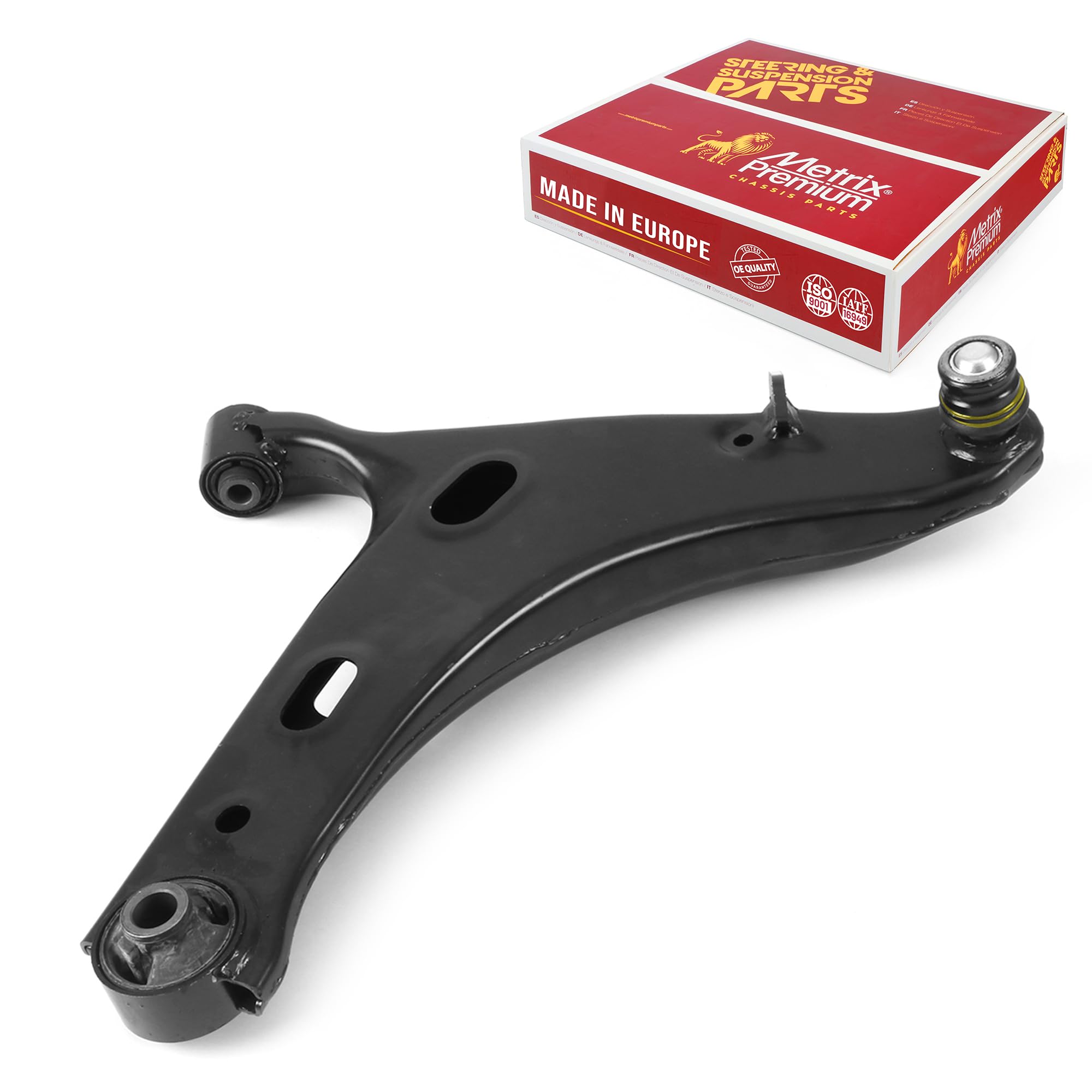 Slotmachine Front Lower Control Arms With Ball Joints – Compatible With Subaru Forester 2019-2022, Crosstrek & XV, Aluminum/Steel, Bolt-On