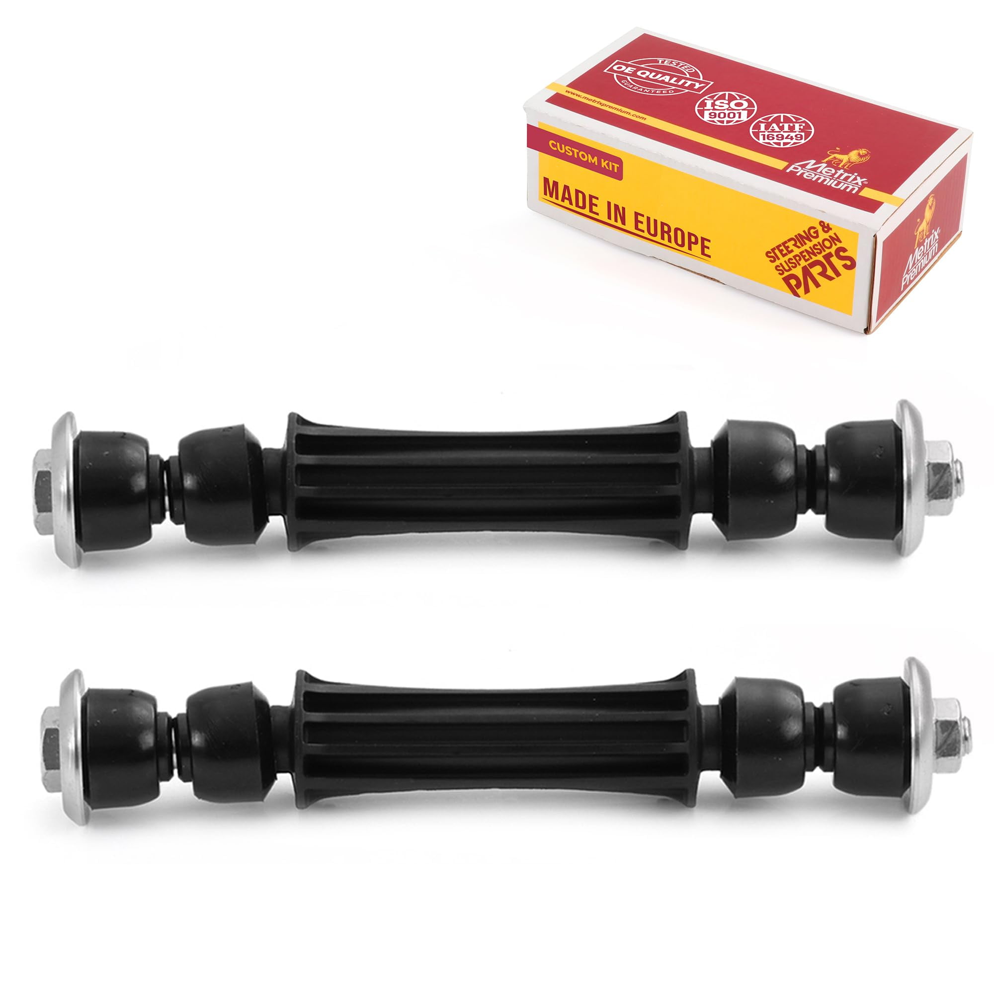 Metrix Premium Chassis Parts - 2 PC Front Sway Bar Stabilizer Bar Link Kit Fits 78-81 Buick Century, 07-20 Cadillac Escalade, 07-13 Chevrolet Avalanche, 88-93 Pontiac LeMans, K700538, Made in Europe