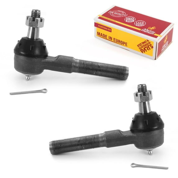 Metrix Premium Chassis Parts - Front Left & Right Outer Tie Rod End Kit Fits 80-96 Ford Bronco, 80-83 F-100, 80-96 F-150, 80-94 F-250 RWD, 88-97 F-350, 83-91 Ranger, ES2077RT, ES2078LT