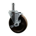 thumbnail image 1 of Metro 4615MHTPB 5MHTPB 5 Inch Replacement Caster with Brake-Service Caster Brand, 1 of 2