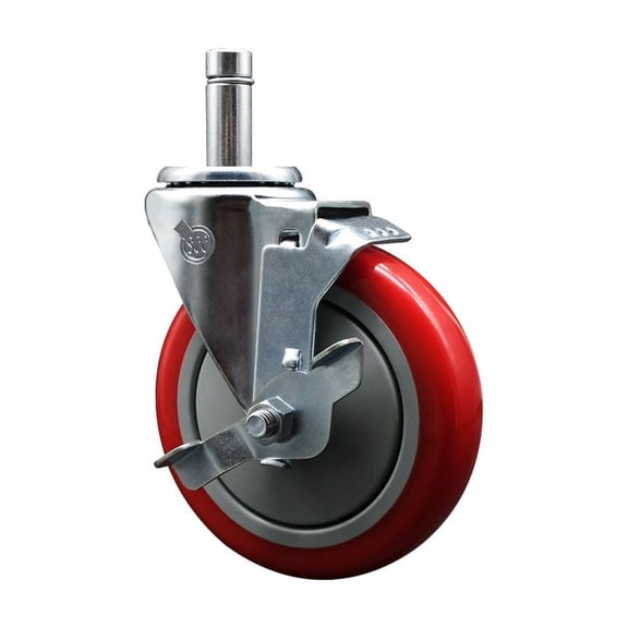 Metro 4615MPBX Replacement Caster with Brake - Service Caster Brand