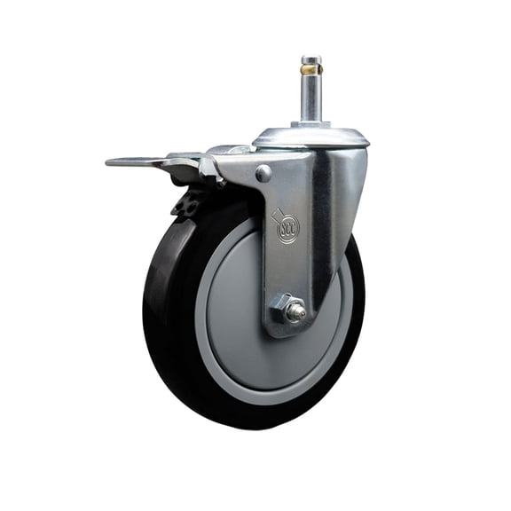 Metro 4615PCB Replacement Caster with Brake - Service Caster Brand