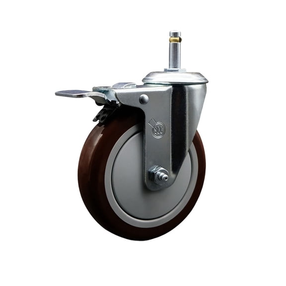 Metro 4615PCB Replacement Caster with Brake - Service Caster Brand