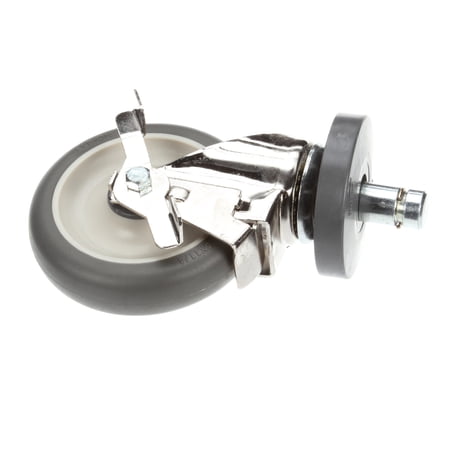 Metro 5MPB Super Erecta 5" Diameter Wheel Brake Stem Caster, 300 lbs Capacity