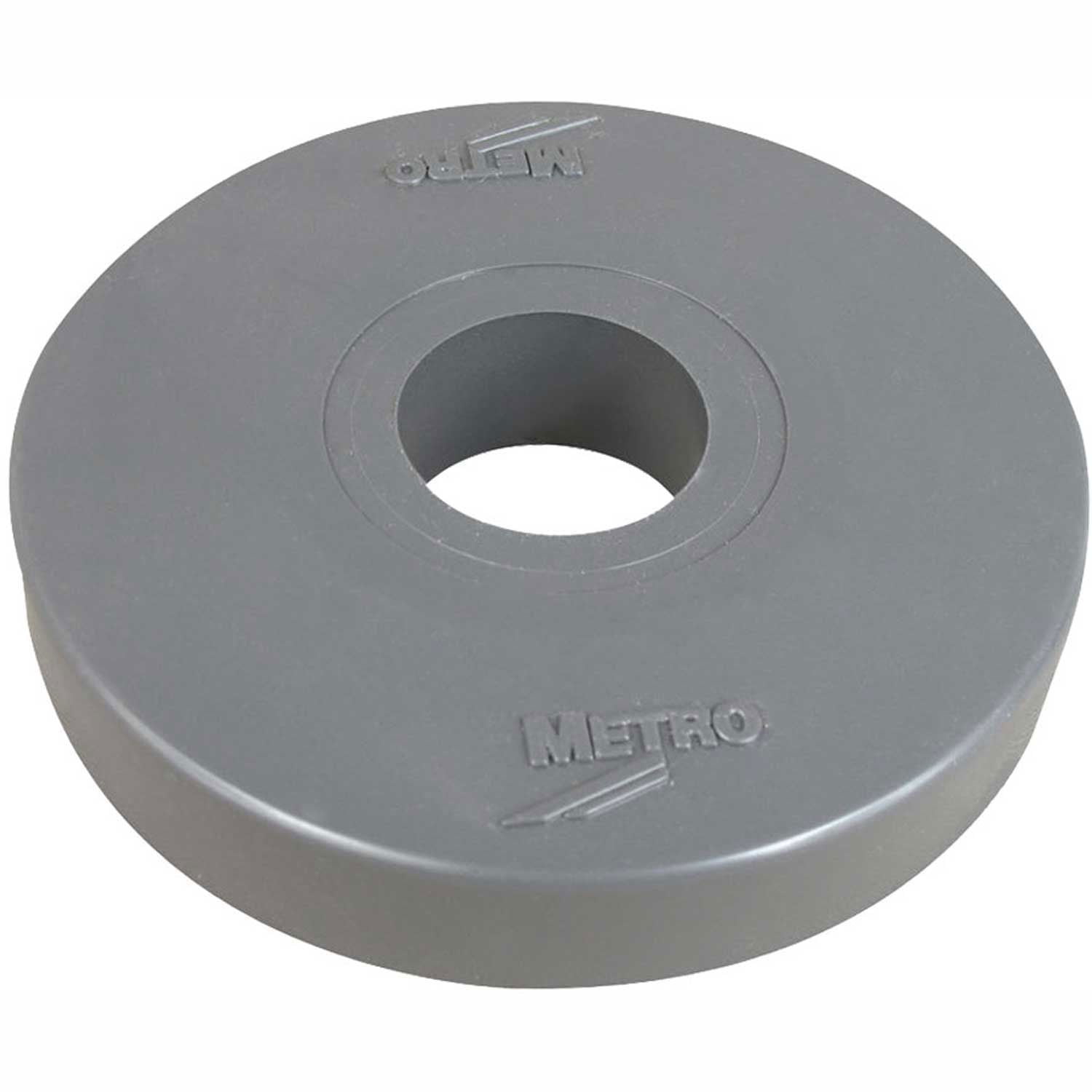 Metro 9992N 51/2" Diameter Donut Bumper, Rubber, Gray