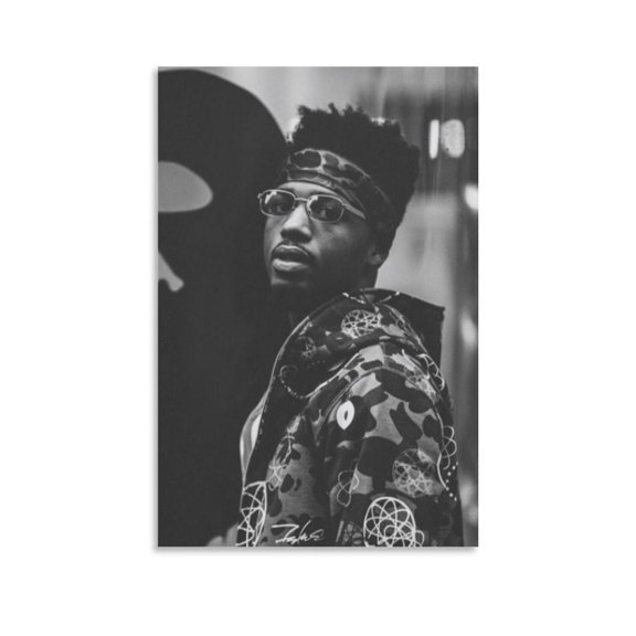 Metro Boomin Poster Cover Poster Rapper Posters Rap Posters Rapper Wall Art Gifts for Fans Wall Art Picture Painting Poster Canvas Print Posters Artworks Bedroom Living Room Decor