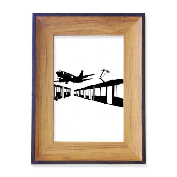 Metro Bus Aircraft Navigation Photo Frame Exhibition Display Art Desktop Painting