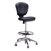 Metro Collection Extended Height Swivel & Tilt Chair, Black Vinyl