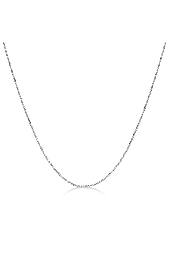 Stainless Steel Replacement 2MM Round Box Chain Necklace - 22 Inch