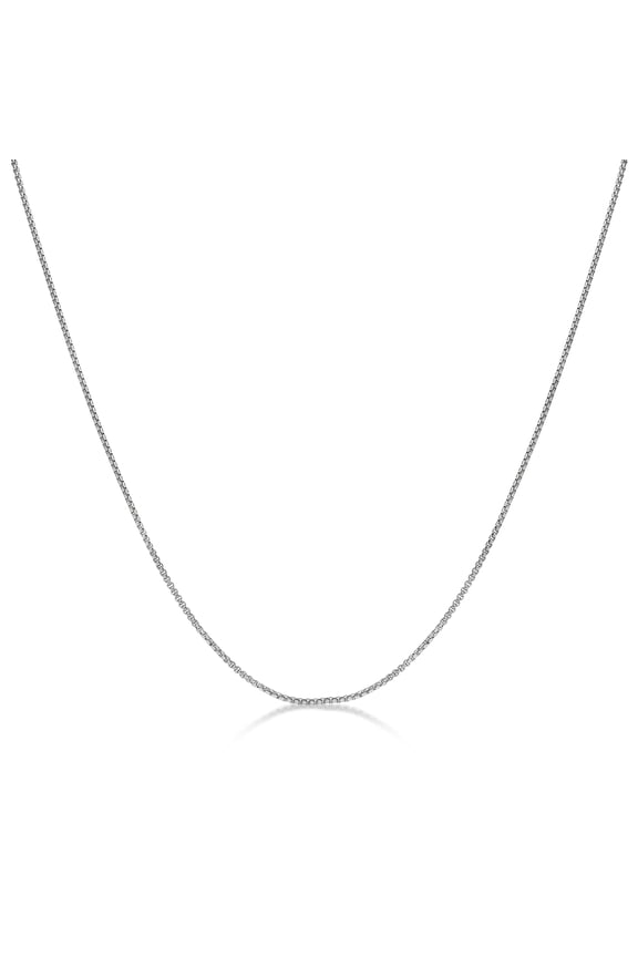 Stainless Steel Replacement 2MM Round Box Chain Necklace - 22 Inch