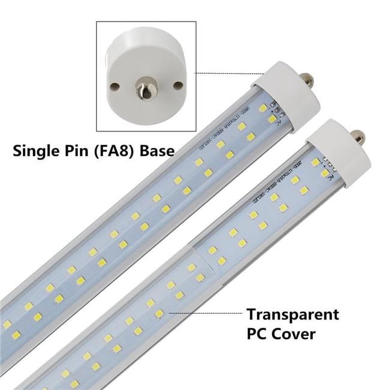 FA8 45W 72W 120W 8FT LED Shop Lghts T8 FA8 Sngle Pn 8 Foot 6500K Cool Whte | eBay FA8 45W 72W 120W 8FT LED Shop Lghts T8 FA8 Sngle Pn 8 Foot 6500K Cool Whte | eBay