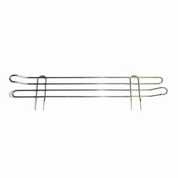 Metro Stackable Shelf Ledge, 18"D x 18"W x 4"H, Chrome L18N-4C-1PK