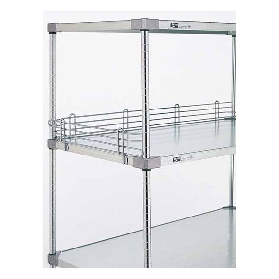 Metro Shelf Side/Back Ledge 4"H x 18"W,2PK L18WS