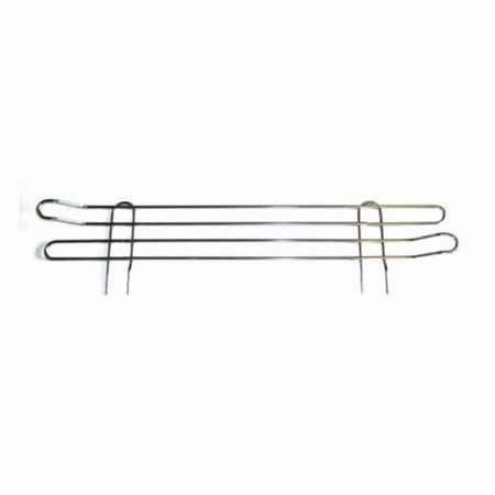 Metro Stackable Shelf Ledge, 24"D x 24"W x 4"H, Chrome L24N-4C