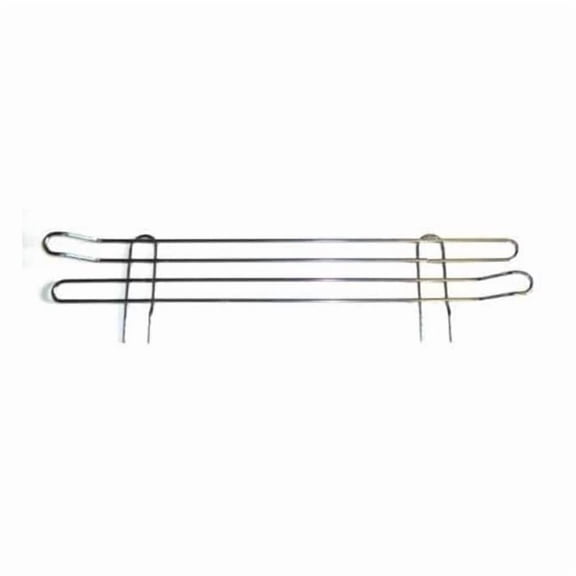 Metro Stackable Shelf Ledge, 24"D x 24"W x 4"H, Chrome L24N-4C