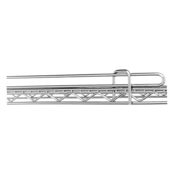 Metro Shelf Ledge, 1"D x 60"W x 1"H, Silver L60N-1S