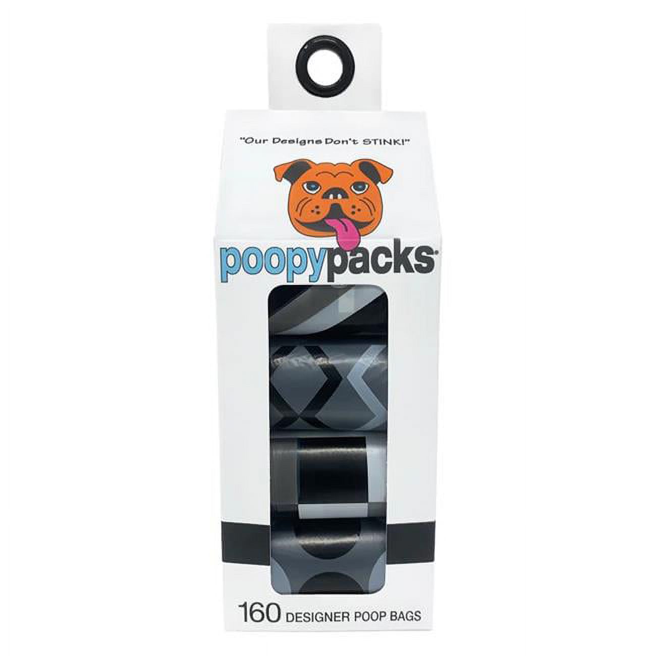 Metro Paws 858100002215 Poopy Packs Poop Bag, Black - 8 Count - Walmart.com