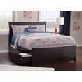 thumbnail image 1 of Metro Platform Bed with Matching Foot Board with 2 Urban Bed Drawers, Multiple Colors and Sizes, 1 of 3