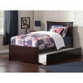 thumbnail image 1 of Metro Platform Bed with Matching Foot Board with Twin Size Urban Trundle Bed, Multiple Colors and Sizes, 1 of 6