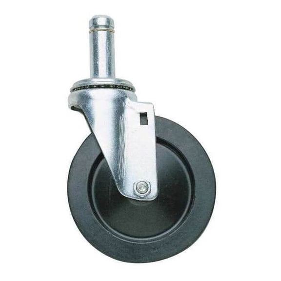 Metro Swivel Stem Caster,Rubber,5 ",200 lb. 5M
