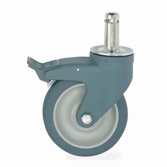 Metro Stem Caster,5"dia,Polyurethane,300lb 5PCB