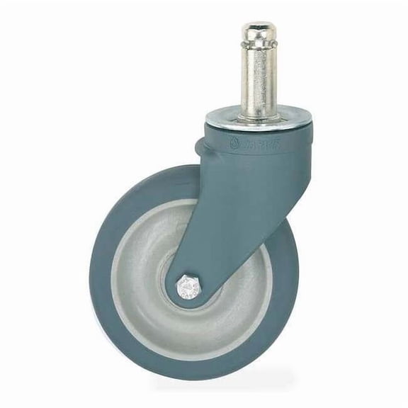 Metro Stem Caster, 5 in Dia, Polyurethane, 300lb 5PC