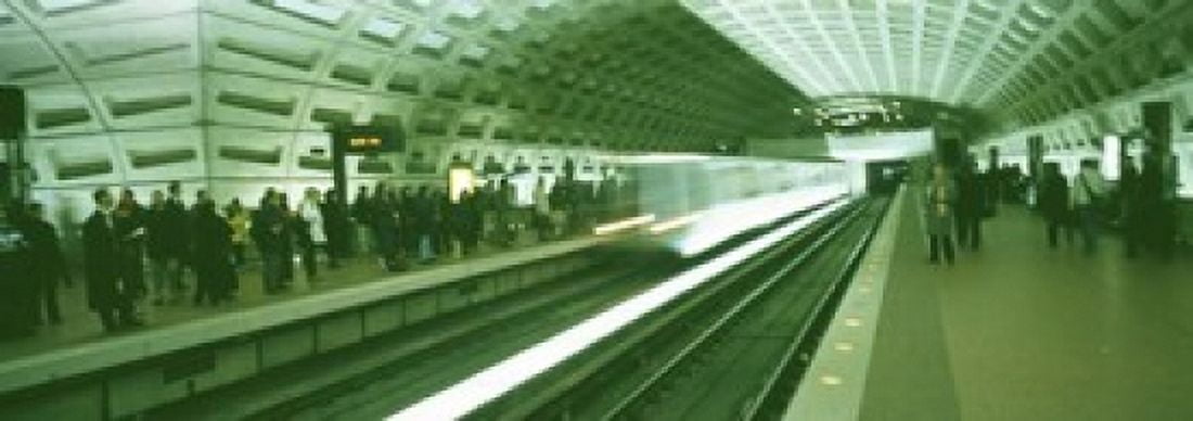 Metro Station Washington DC USA Canvas Art - Panoramic Images (18 x 7)