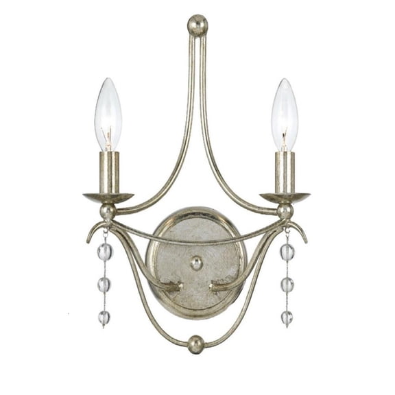 Metro Two Light Wall Sconce in Traditional and Contemporary Style 10 inches Wide By 14.5 inches High Bailey Street Home 49-Bel-788693