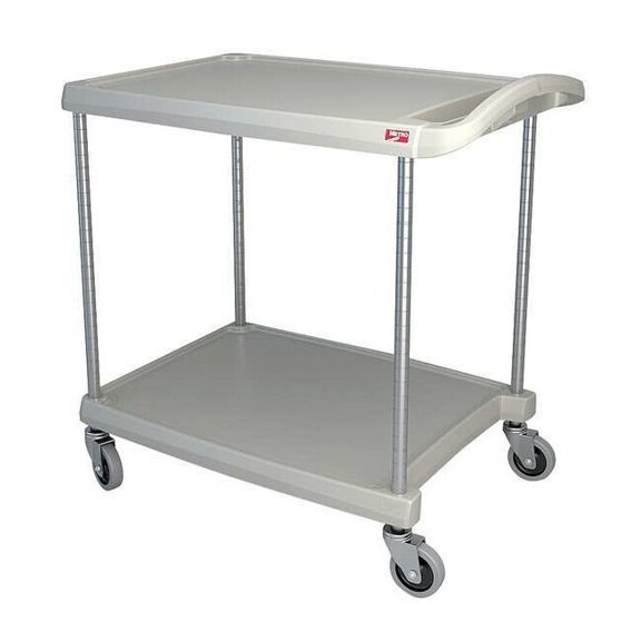 Metro Utility Cart,300 lb. Load Cap.,2 Shelves MY2030-24G