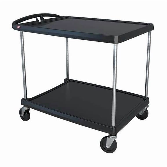 Metro Utility Cart,400 lb. Load Cap.,2 Shelves MY2636-25BL