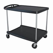Metro Utility Cart,400 lb. Load Cap.,2 Shelves MY2636-25BL