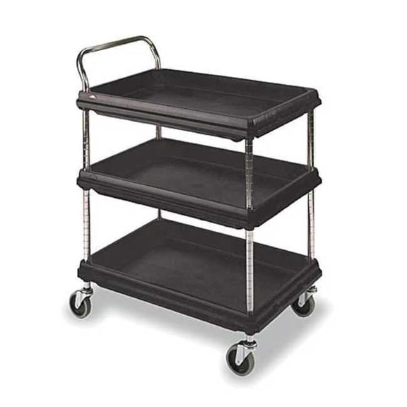 Metro Utility Cart,400 lb. Load Cap., PE BC2636-3DBL