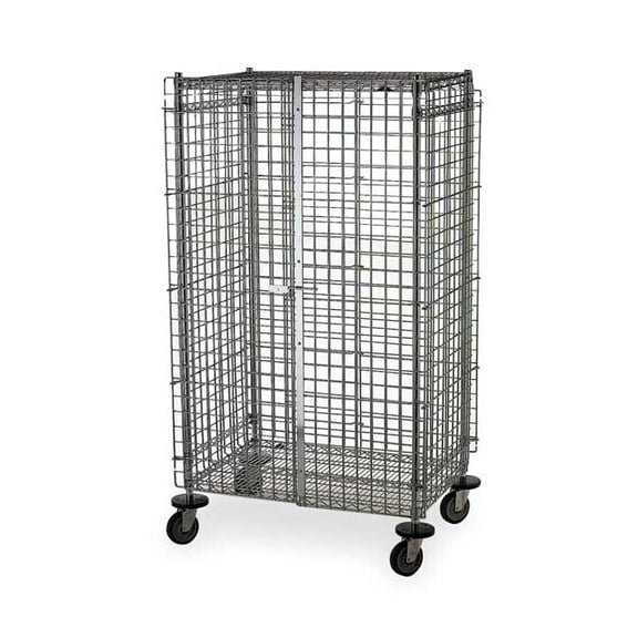 Metro Wire Security Cart,900 lb.,24 In. W SEC56DC