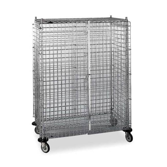 Metro Wire Security Cart,900 lb.,48 In. L SEC55DC