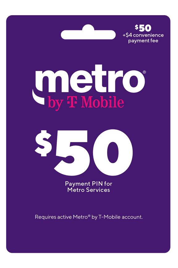 $50 Payment PIN w/ $4 Convenience Fee (Email Delivery)