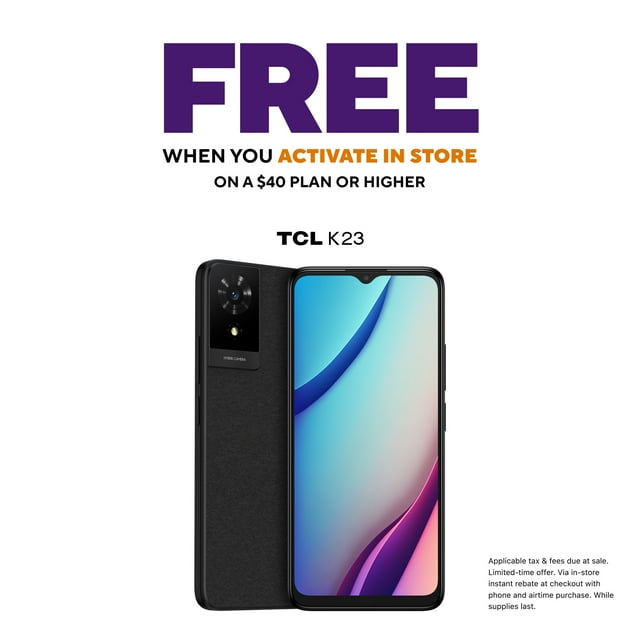 Metro by T-Mobile TCL K23 - Prepaid Smartphone