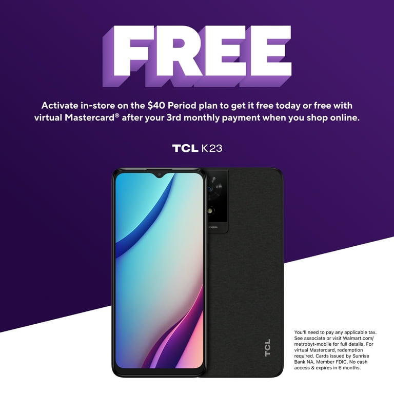 Metro by T-Mobile TCL K23 Prepaid Smartphone