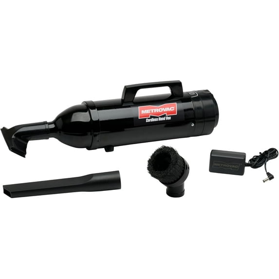 METROVAC CHV-B4 Cordless Hand Vac – Powerful, Portable, Vacuum Cleaner for Home, Auto Shop, Car, and Pet Hair – Premium Handheld Vacuum - Black