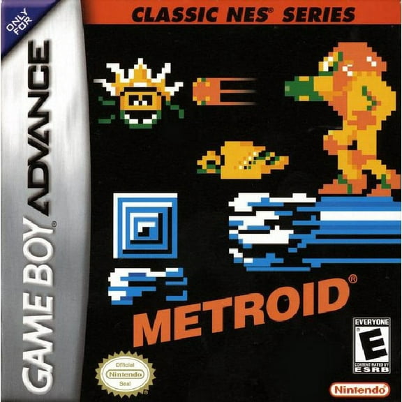Restored Metroid Classic NES Series Shooter Game for Nintendo Game Boy Advance