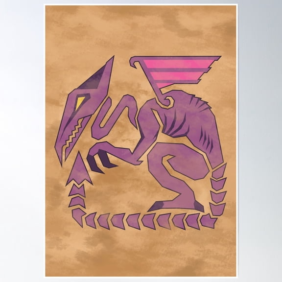 Metroid Hunter Series: Ridley Poster Wall Art, Modern Wall Decor, 12x18 UNFRAMED