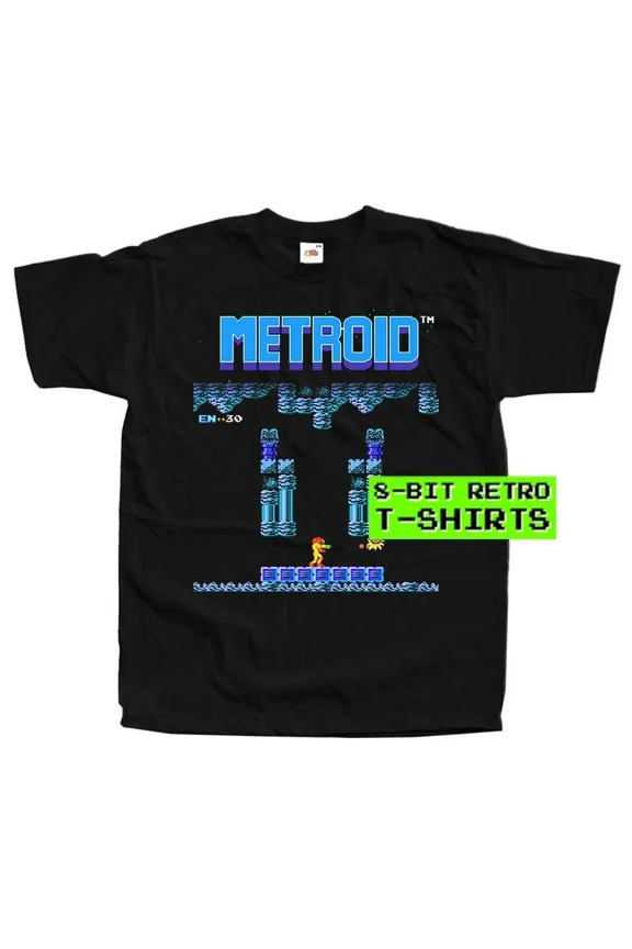 Metroid STAGE 1 GAME DTG PRINT MEN T SHIRT All sizes S-5XL 100%COTTON | eBay