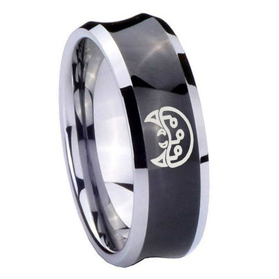 Metroid Tungsten Wedding Bands Men