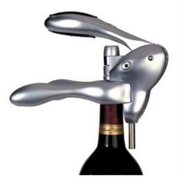 Metrokane W6005 Original Rabbit Corkscrew with Cutter in Silver